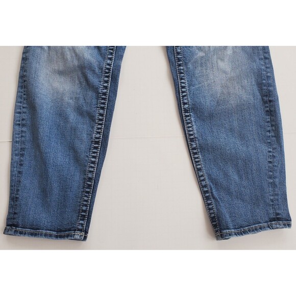 Vigoss Chelsea Boyfriend Womens Jeans Size 13/14 (36x27) Embroidered Distressed - Picture 5 of 12